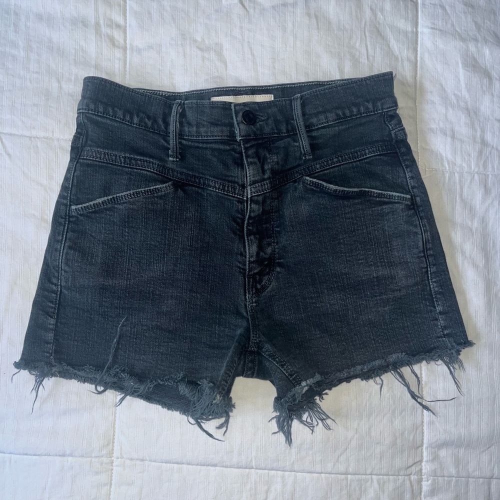MOTHER | The Dazzler Front Yoke Short Fray - Picture 2 of 6
